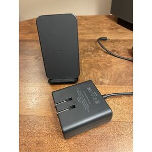 Ubio Labs AWC1109ABV Wireless Qi-Certified Charging Stand W/ Wall Charger Tested